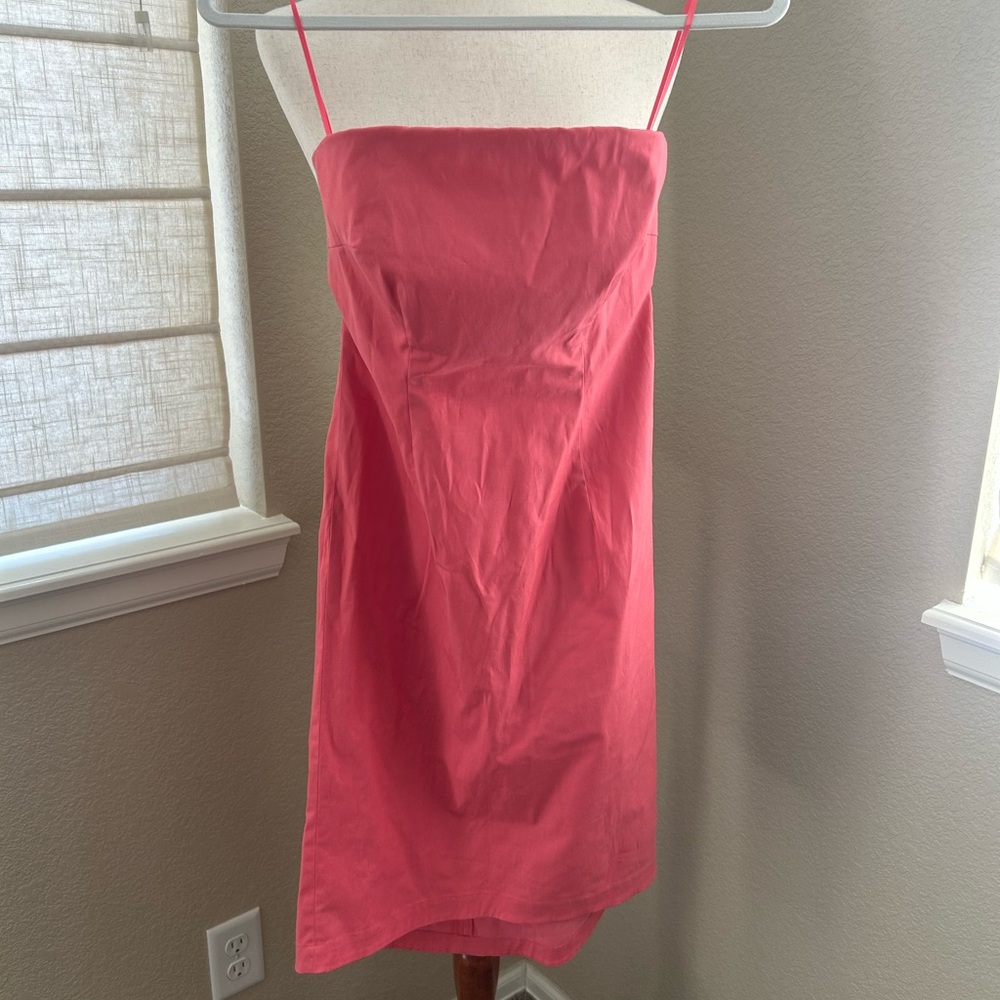 J Crew Pink Strapless Dress 2P